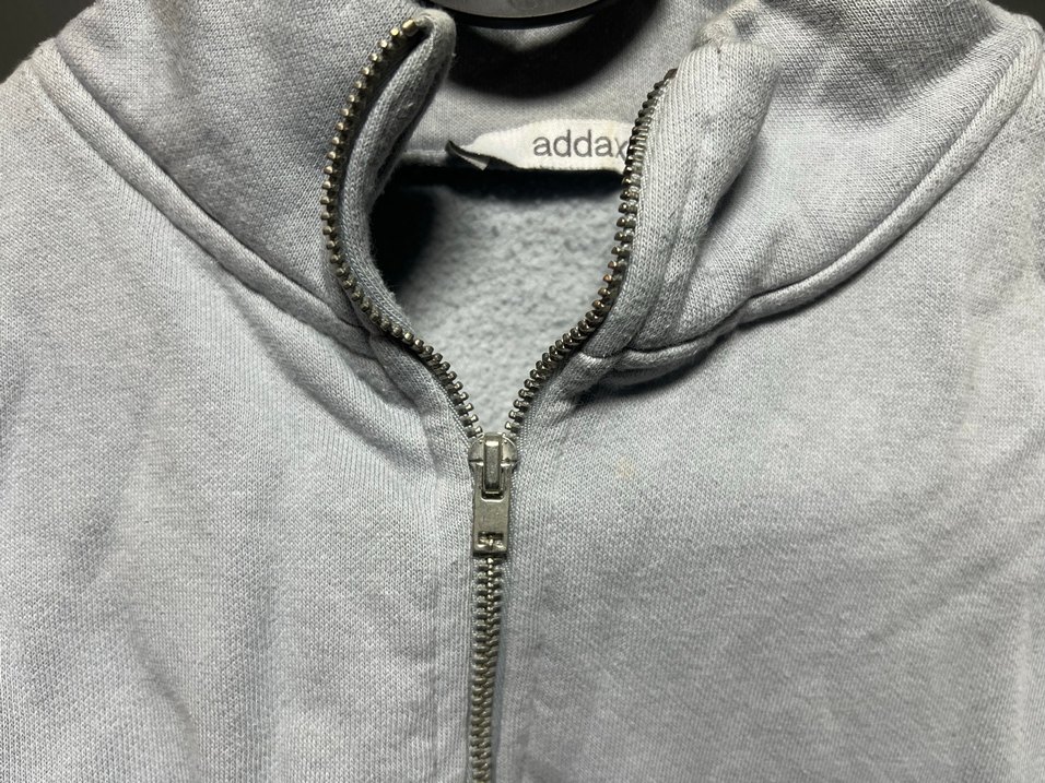 Gri Yarım Fermuarlı Kadın Sweatshirt - Görsel 3