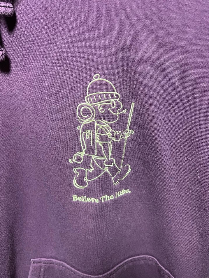 Mor Kapüşonlu Kadın Sweatshirt - Görsel 2