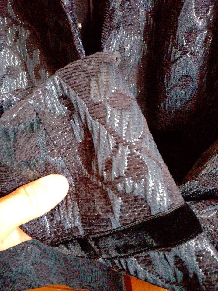 Düğmeli Koyu Gri Midi Kadın Blazer - Görsel 4