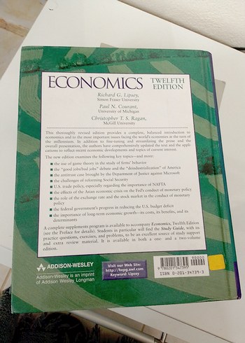 Economics - Twelfth Edition Üniversite Kitabı - Görsel 2