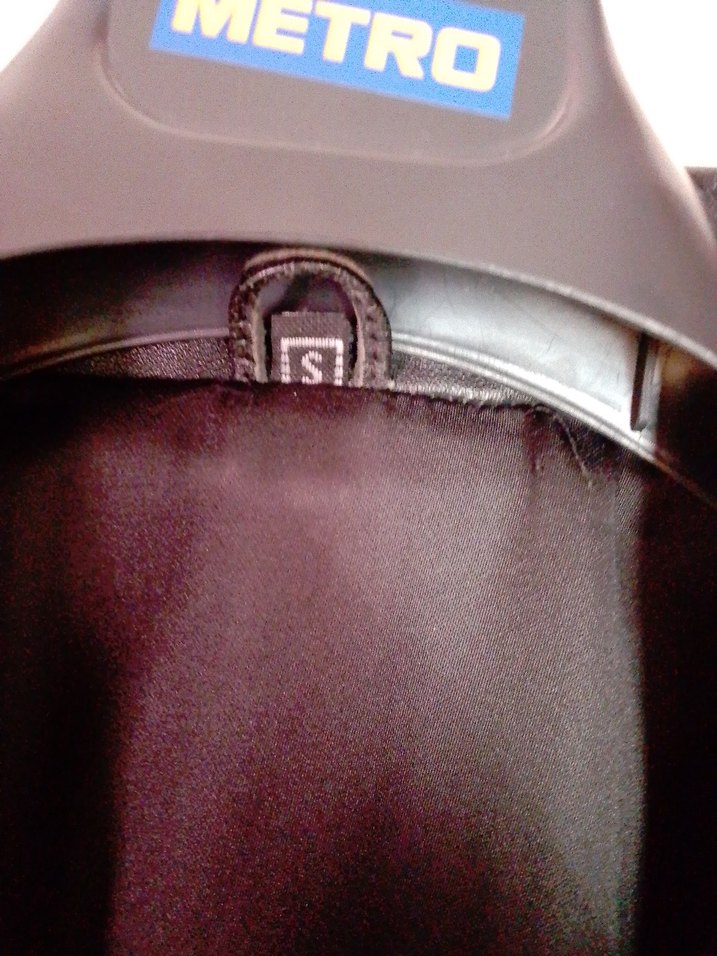 Düğmeli Siyah Deri Kadın Ceket - Görsel 3