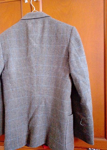 Bej Düğmeli Erkek Takım Ceketi - Görsel 15