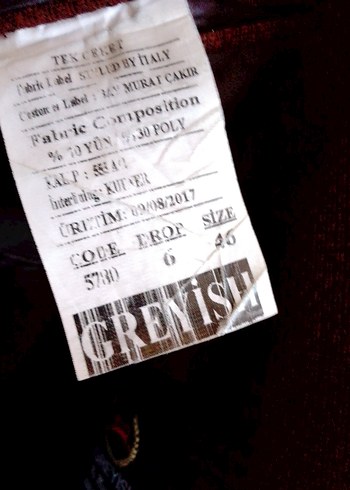 Bej Düğmeli Erkek Takım Ceketi - Görsel 2