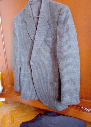 Bej Düğmeli Erkek Takım Ceketi - Görsel 9