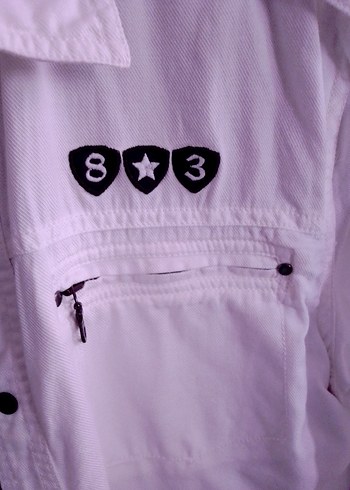 Düğmeli Beyaz Pamuklu Erkek Gömlek - Görsel 4