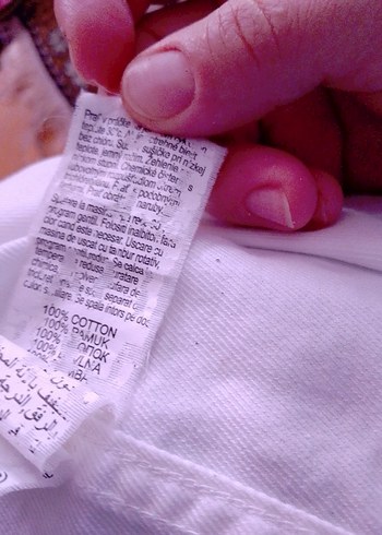 Düğmeli Beyaz Pamuklu Erkek Gömlek - Görsel 7