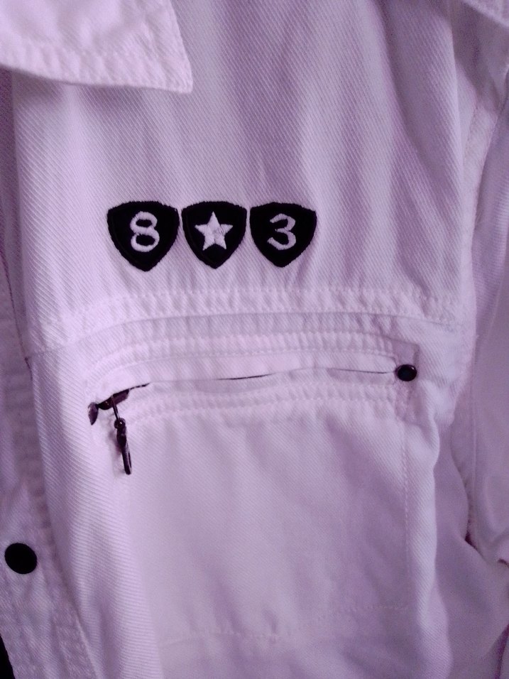 Düğmeli Beyaz Pamuklu Erkek Gömlek - Görsel 4