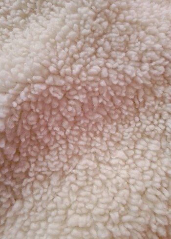 Kız Çocuk Beyaz Nakışlı polar Panço - Görsel 2