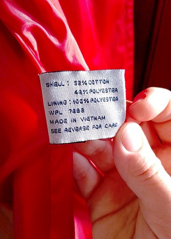 Düğmeli Kırmızı Midi trenchkot Kabanı - Görsel 3