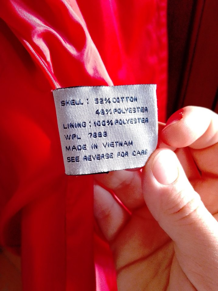 Düğmeli Kırmızı Midi trenchkot Kabanı - Görsel 3