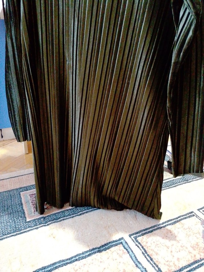 Kadın Piliseli Uzun Kollu kadife Tunik - Görsel 2