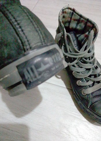 converse Bağcıklı deri Spor Ayakkabı - Görsel 2