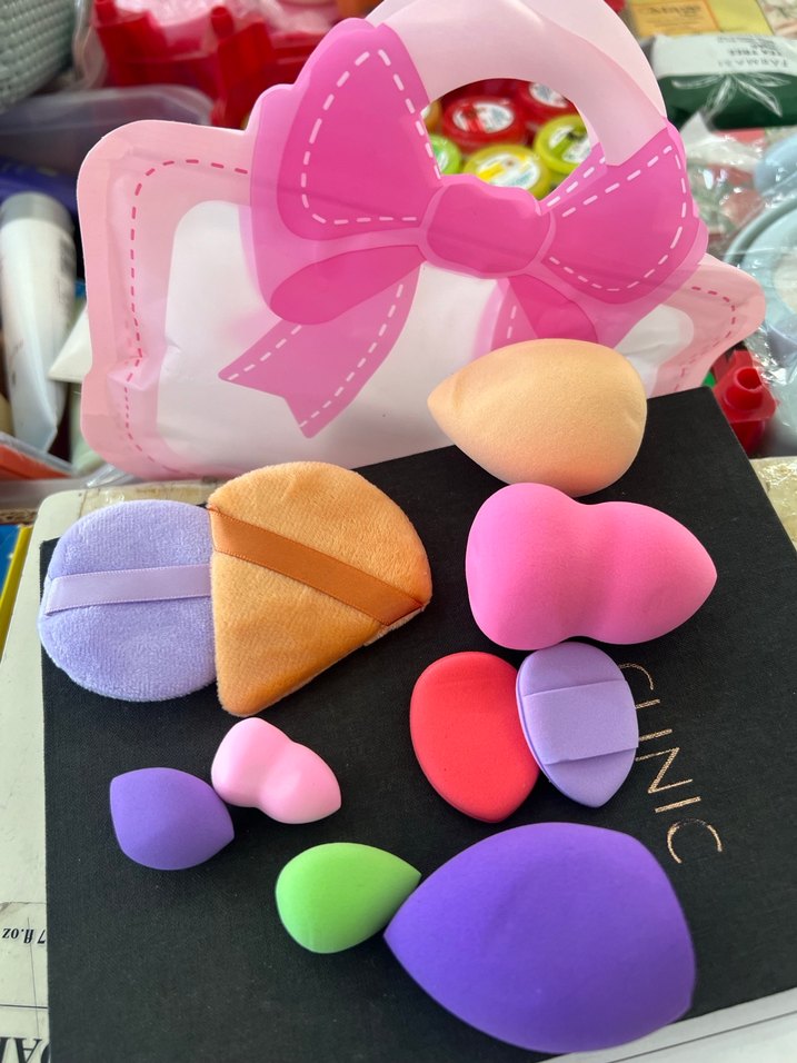 Pastel Pembe Makyaj Süngeri Seti - Görsel 2