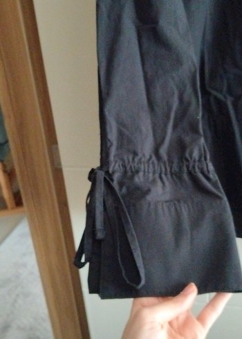 Kadın Siyah Uzun Kollu Düğmeli Gömlek - Görsel 3