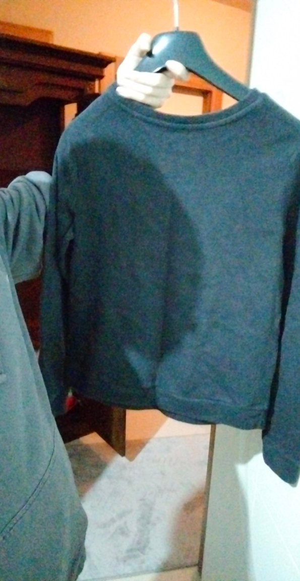 Kız Çocuk Gri Uzun Kollu Baskılı Sweatshirt - Görsel 3