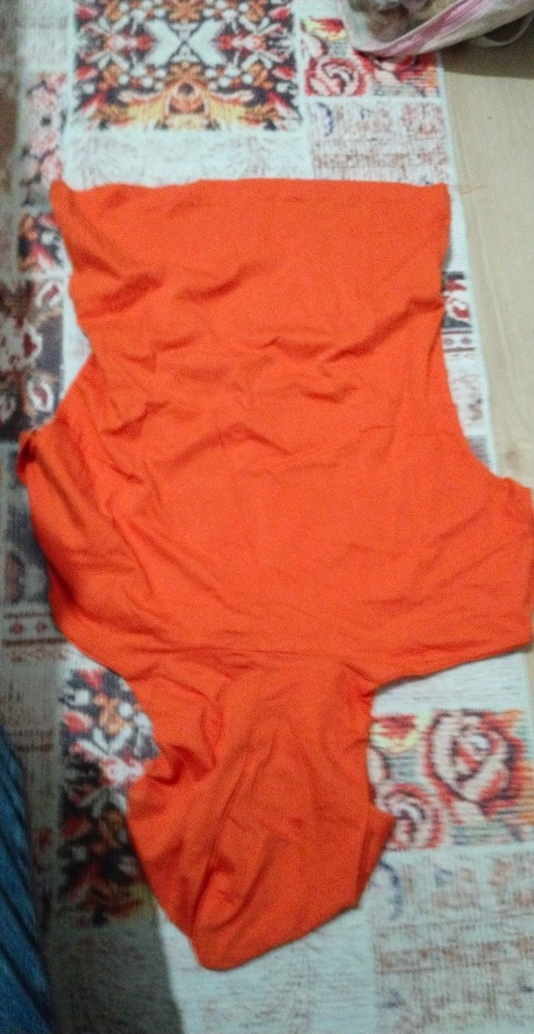 Turuncu Kapüşonlu Ananas Baskılı T-shirt - Görsel 3