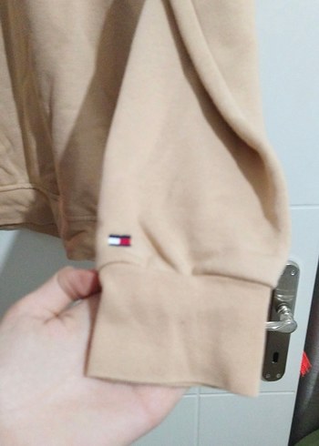 Bej Tommy Hilfiger Erkek Sweatshirt - Görsel 2