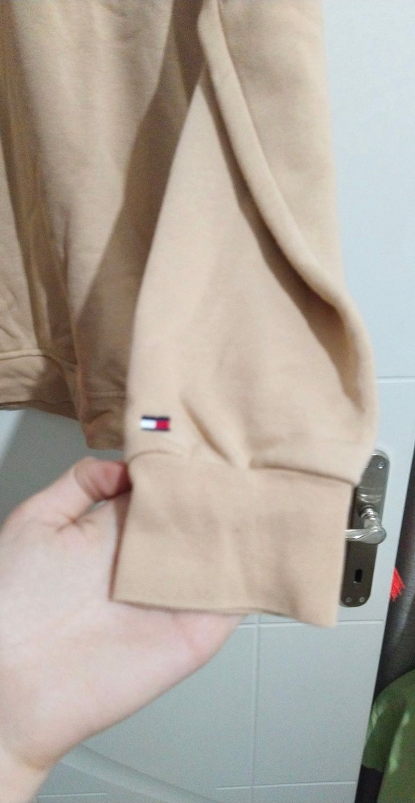 Bej Tommy Hilfiger Erkek Sweatshirt - Görsel 2
