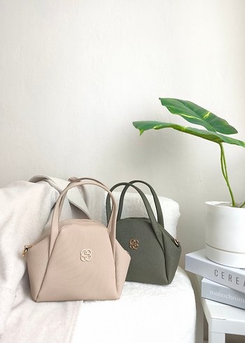 Modern Klasik Haki Kadın Çanta - Görsel 2