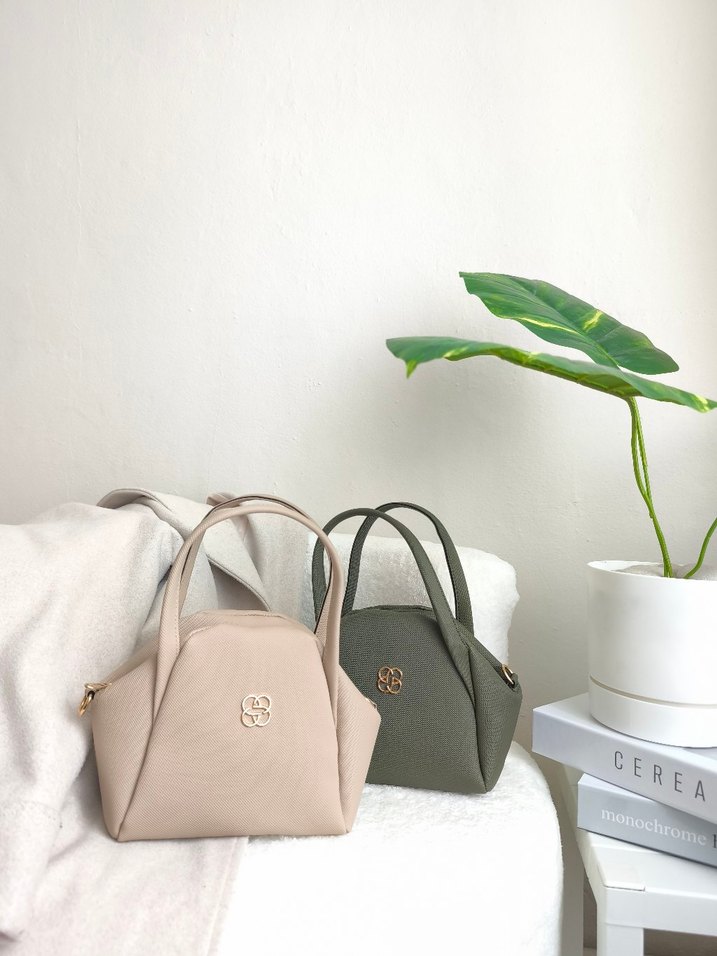 Modern Klasik Haki Kadın Çanta - Görsel 2