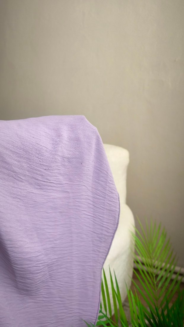 lila Pastel Kadın Drapeli Wrap - Görsel 2