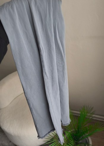 Keten Kadın etek mavimsi bir ketendir koyu bir ton - Görsel 5