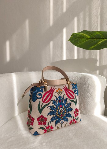 Çok Renkli Bohem Kadın Çanta - Görsel 11