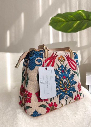 Çok Renkli Bohem Kadın Çanta - Görsel 4