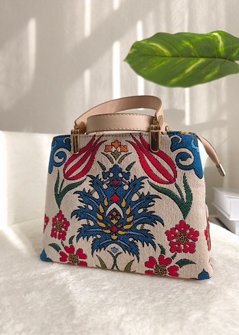 Çok Renkli Bohem Kadın Çanta - Görsel 9