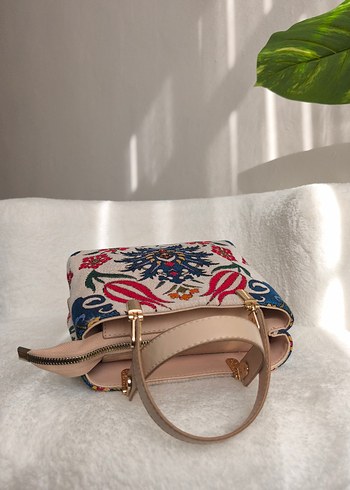 Çok Renkli Bohem Kadın Çanta - Görsel 14