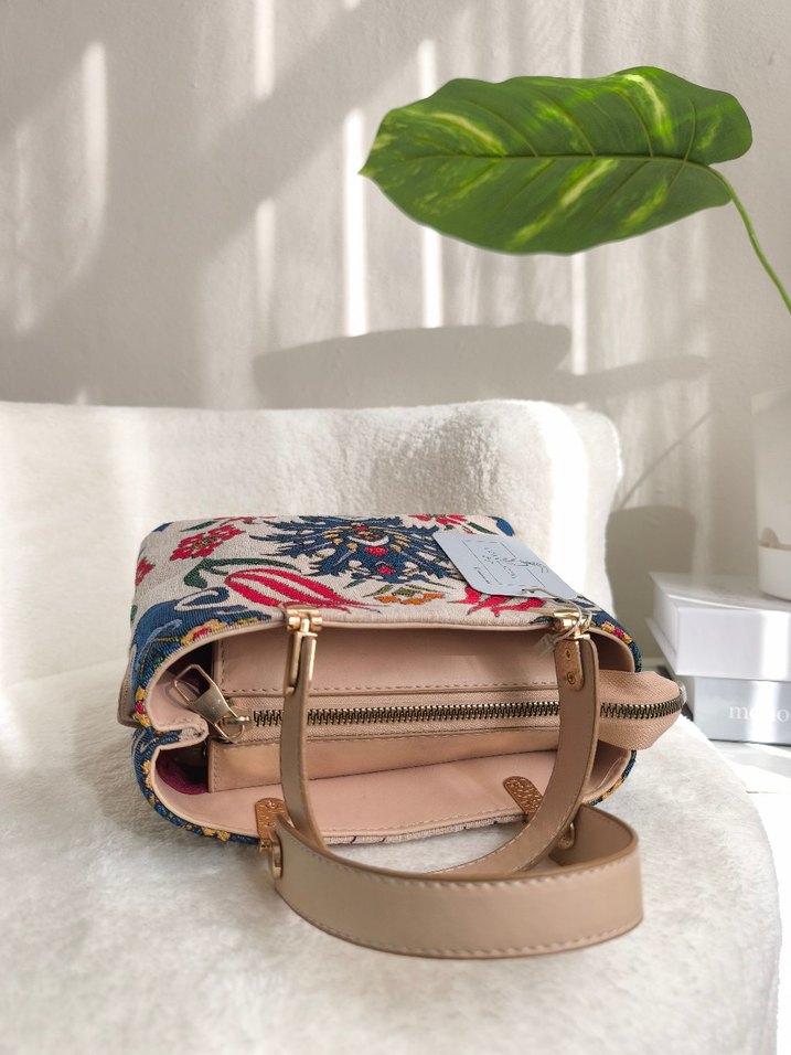 Çok Renkli Bohem Kadın Çanta - Görsel 2