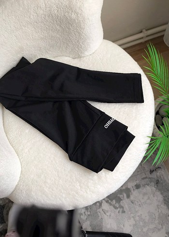 Siyah Kadın Spor Tayt Midi Boy - Görsel 3