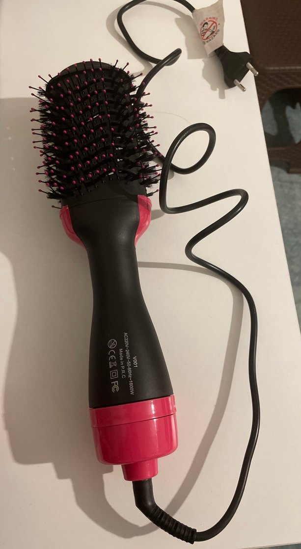 Pembe Saç Şekillendirici Fırça - Görsel 2