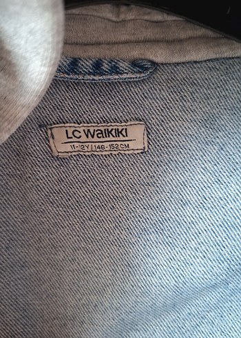 Gri Kapüşonlu Denim Ceket - Görsel 2