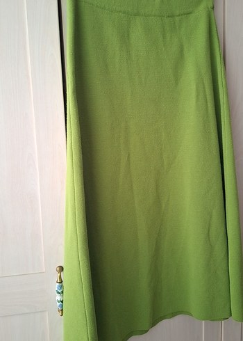 Yeşil Uzun Salaş Kadın Etek - Görsel 3