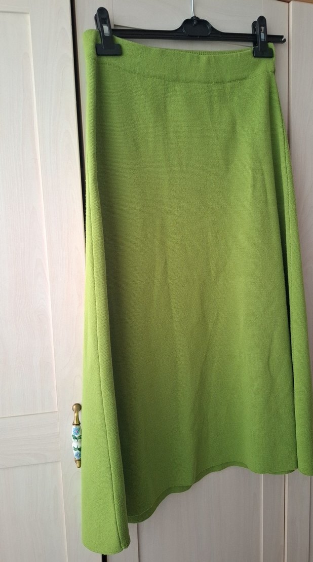 Yeşil Uzun Salaş Kadın Etek - Görsel 3