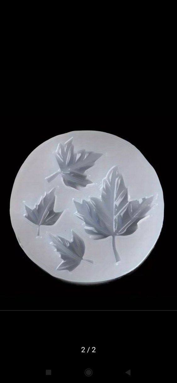 Yaprak Desenli silikon kalıp - Görsel 2