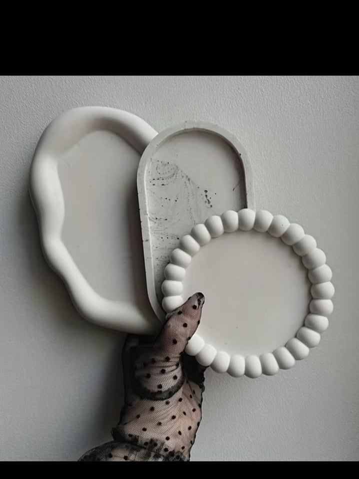 Beyaz Silikon hobi Kalıbı Seti - Görsel 3