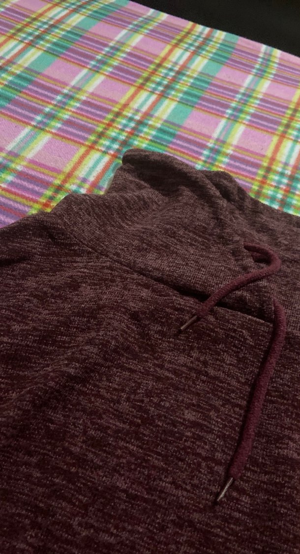 Kahverengi Boğazlı Salaş crop Kazak - Görsel 2