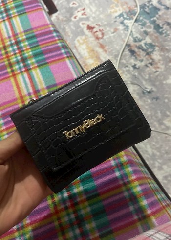 Siyah Deri Kadın Cüzdanı Tokalı - Görsel 2