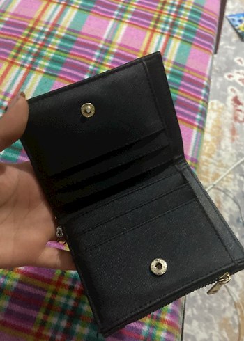 Siyah Deri Kadın Cüzdanı Tokalı - Görsel 3