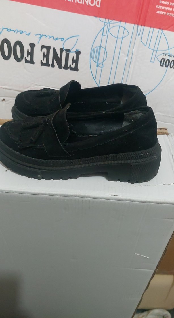 Siyah Tokalı Erkek Çocuk Loafer Ayakkabı - Görsel 2