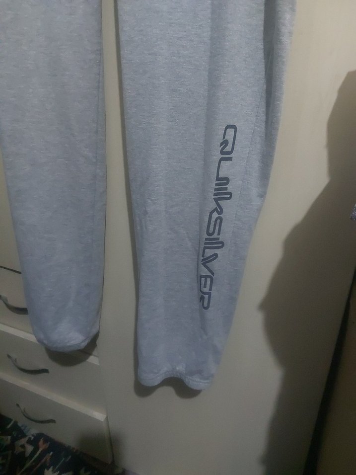 Gri Erkek Quiksilver Rahat Kesim Eşofman Altı - Görsel 2