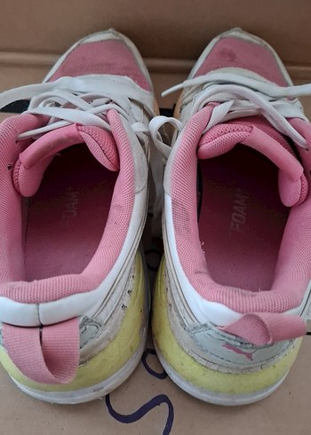 Puma Pembe Platform Topuklu Spor Ayakkabı 40.5 numara - Görsel 4