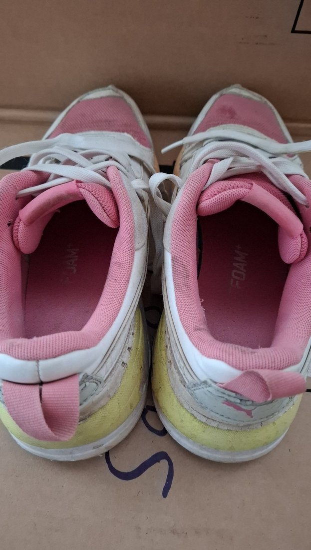 Puma Pembe Platform Topuklu Spor Ayakkabı 40.5 numara - Görsel 4