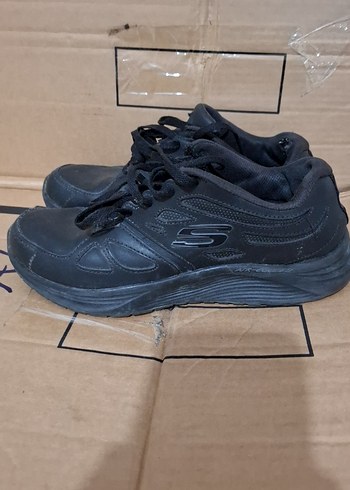 Erkek Siyah Spor Ayakkabı Bağcıkları 36 numara - Görsel 2