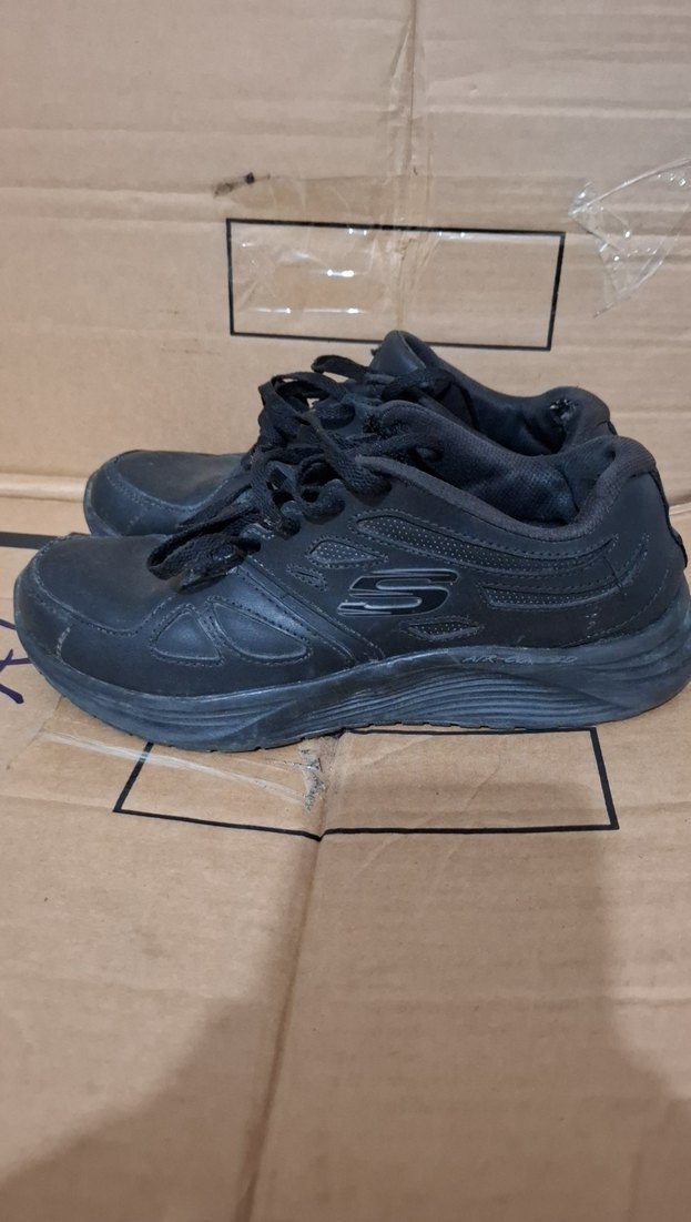 Erkek Siyah Spor Ayakkabı Bağcıkları 36 numara - Görsel 2