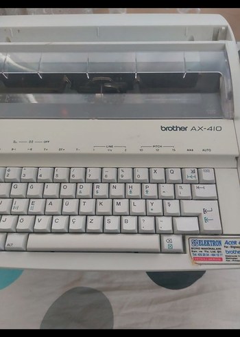 Brother AX-410 Beyaz Daktilo - Görsel 2