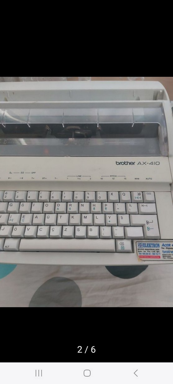 Brother AX-410 Beyaz Daktilo - Görsel 2