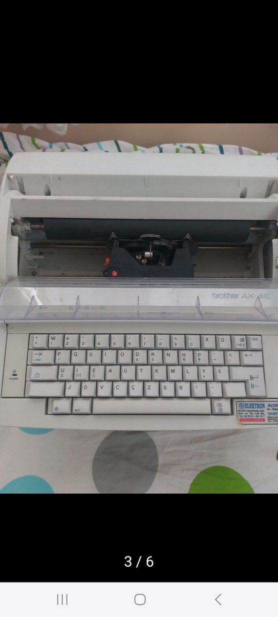 Brother AX-410 Beyaz Daktilo - Görsel 3